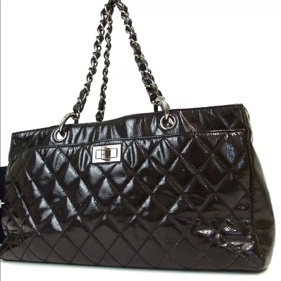CHANEL Handbags - Chanel Matrasse 2.55 Cavier skin leather handbag